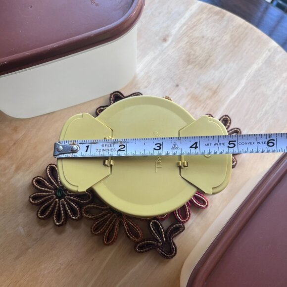 (VKC) Vintage Tupperware Modules & Tupperware Harvest Gold Sugar Container - Picture 10 of 11